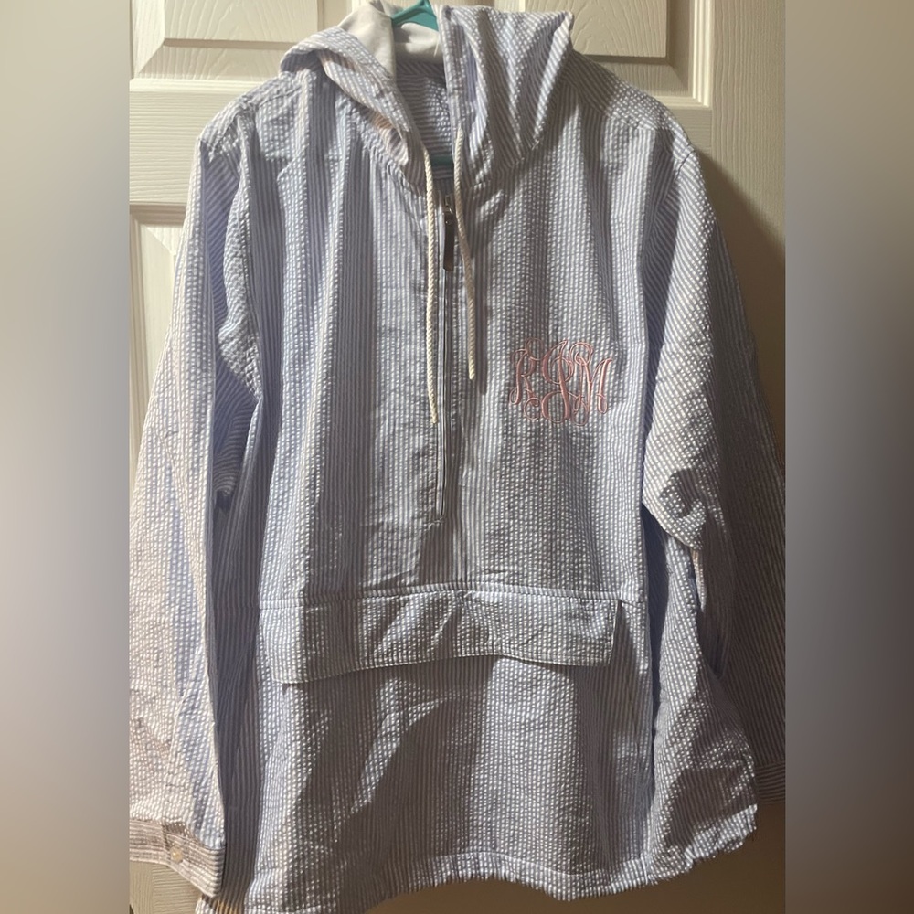 Charles Rivera apparel monogram quarter zip